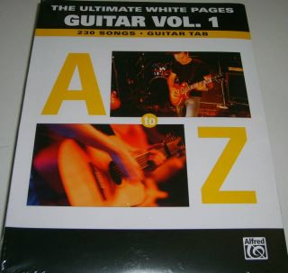 The Ultimate White Pages Guitar Vol 1 Tab Songbk A Z