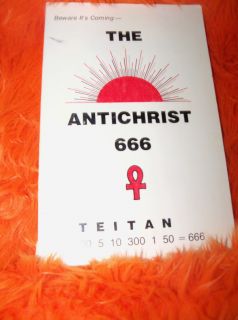 The Antichrist 666 Edited by Roy Allan Anderson D D