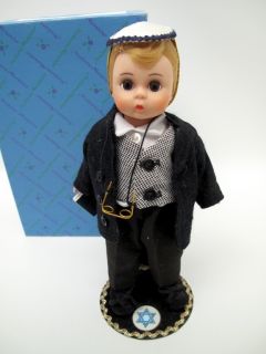 Madame Alexander Doll David The Little Rabbi New in Box 8 on Stand 