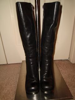 Tall Black Leather Aldo Boots U s Size 6 EU Size 36 Adorable Fashion 