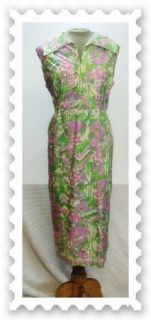 Vintage 60s Mod Aline Spring Floral Dress w Jacket B40