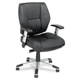 Alera ALENP42LS10S Chair Mid Back Swivel Tilt Leather
