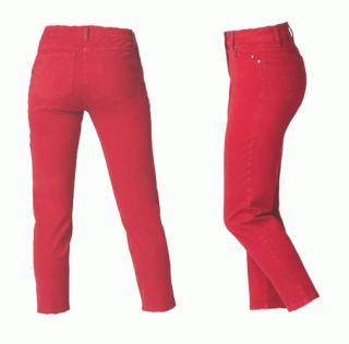 NYDJ not Your Daughters Jeans Alisha Ankle Jeans 30610DT Red