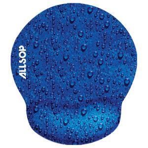 Allsop 28822 Raindrop Blue Memory Foam Mouse Pad Pro Wrist Support 