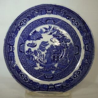 Allertons China Blue Willow Saucer