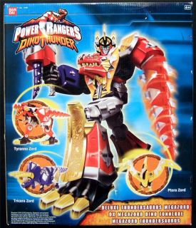 Power Rangers Dino Thunder DX Thundersaurus Megazord Bandai 10781 