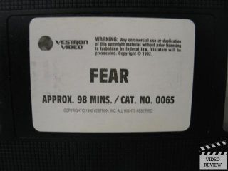 Fear VHS Ally Sheedy Lauren Hutton Michael OKeefe 028485100657