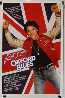 Oxford Blues 1984 Rob Lowe Ally Sheedy 1SHT Poster