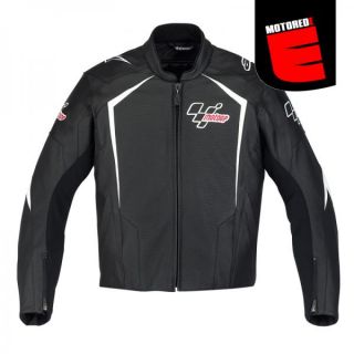 Alpinestars Street MotoGP 110 Leather Motorcycle Jacket Black Euro 56 