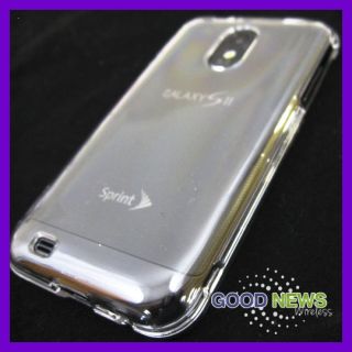 For Sprint Samsung Galaxy S2 Epic 4G Touch Clear Hard Case Phone Cover 