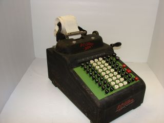 Antique R C Allen Business Machines Adding Machine Calculator Works 