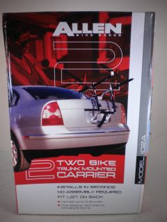 Allen Sports 2 Bike Carrier Car Trunk Rack 102A 102 A