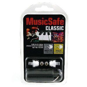 Alpine Hearing Protection Musicsafe Classic Earplugs for Musicians New 