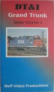 VHS Railroad Train Video 80s DT I Detroit Toledo Ironton Grand Trunk 