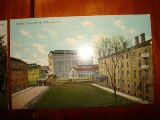 For sale are 2 vintage postcards from Altoona, PA featuring Logan 