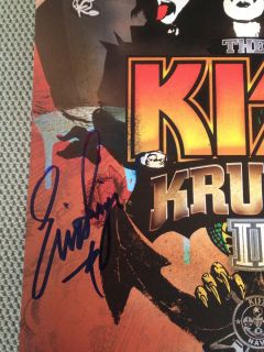 KISS Kruise 2 Official Autographed Poster All sales go to charity