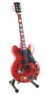 Miniature Guitars Alvin Lee Gibson ES 335 Big Red Custom Ten Years 