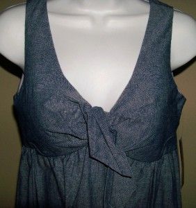 nwt alyn paige cotton chambry denim look dress 3 4 s search