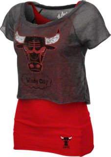 Chicago Bulls Womens Double Hit Top Touch by Alyssa Milano