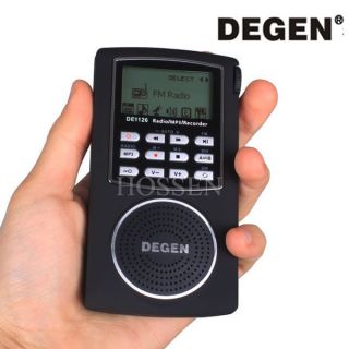   Digital DSP FM MW SW Am 4GB MP3 Player Portable Radio Receiver