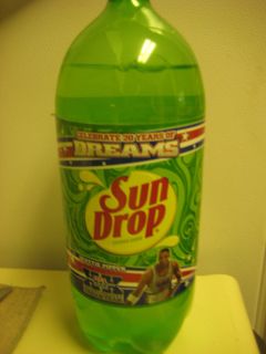 Scottie Pippen Sun Drop Citrus Soda Dream Team USA 2 Liters Unopened 