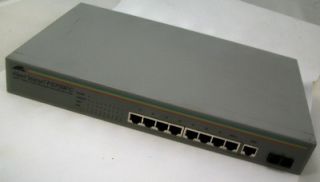 Allied Telesyn Switch 10Base T 100 Base TX 8 Port FS709FC Used Working 