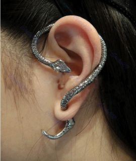 Vintage Optional Amazing Temptation Snake Earring Cuff Earrings