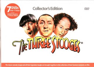 THE THREE STOOGES 7 DVD collectors edition 11 hours Nyuk Nyuk Nyuk