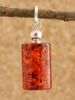  poland genuine baltic amber pure 925 stamped sterling silver pendant 