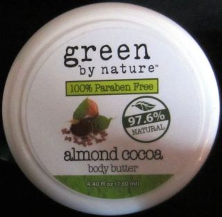 Almond Cocoa Body Butter Paraben Free Green by Nature Skin Care Lotion 