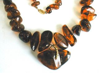 Baltic Amber Necklace 35 73 Graduated Polished Beads