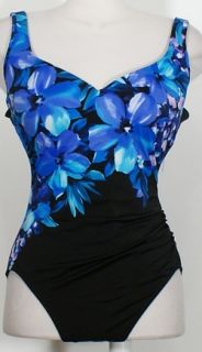   Black Blue Budding Beauty Amici Underwire Swimsuit 8