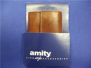 New Amity Leather Key Case Wallet Hiding Money Trifold