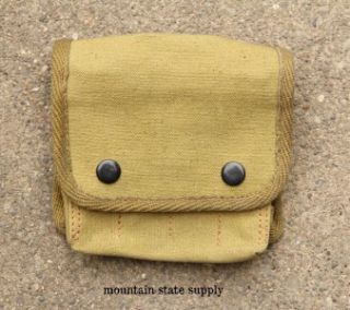   WWII Jungle Marines First Aid Ammo Canvas Belt Pouch Repro