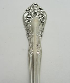 Alvin Sterling Silver Round Bowl Cream Soup Spoon1940 Chateau Rose 
