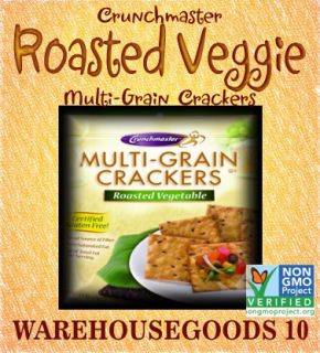   Roasted Veggie Multi Grain Crackers 2 4 5 oz Bags Gluten Free