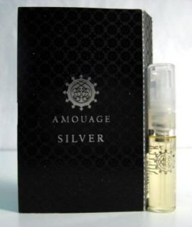 Amouage Silver Man Eau de Parfum Spray 2 ml Brand New Carded Sample 