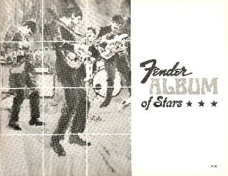 1960s Fender Guitar Amp Rogers Drum Stars Catalog 727