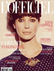   Officiel magazine Christy Turlington Sofia Coppola Alyssa Miller