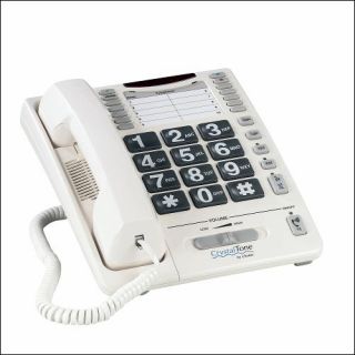  Crystaltone Amplified Large Button Corded Phone 305 009902