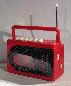 vintage panasonic rx 54 am fm cassette player