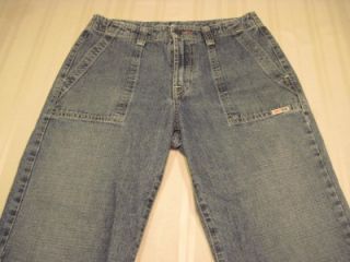 Ladies Jeans LUCKY BRAND Size 6/28 Amy Capri 100% Cotton Blue
