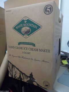   Mountain Appalachian Series Wooden Bucket Cranked Ice Cream Maker D259