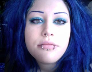 Manic Panic Amplified Shocking Blue Hair Dye Punk Gothic