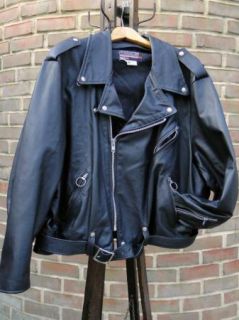 Brooks Classic Leather Brando Motorcycle Jacket 60 USA