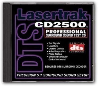 Surround Sound Audio System Testing Setup CD Lasertrak CD2500 NEW
