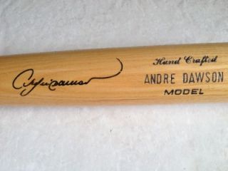 andre dawson signed his model f s baseball bat jsa