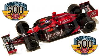 Greenlight 1 18 Marco Andretti Venom Energy 2011 Indy 500 Mario Signed 