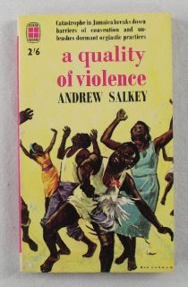 Andrew Salkey A Quality of Violence PB 1962 Illustrated Near Fine 
