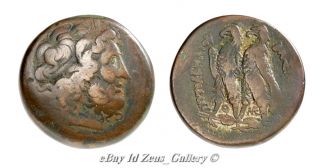 PTOLEMY II ZEUS Ammon HUGE 43mm 71g Bronze Coin Greek PTOLEMAIC Kings 
